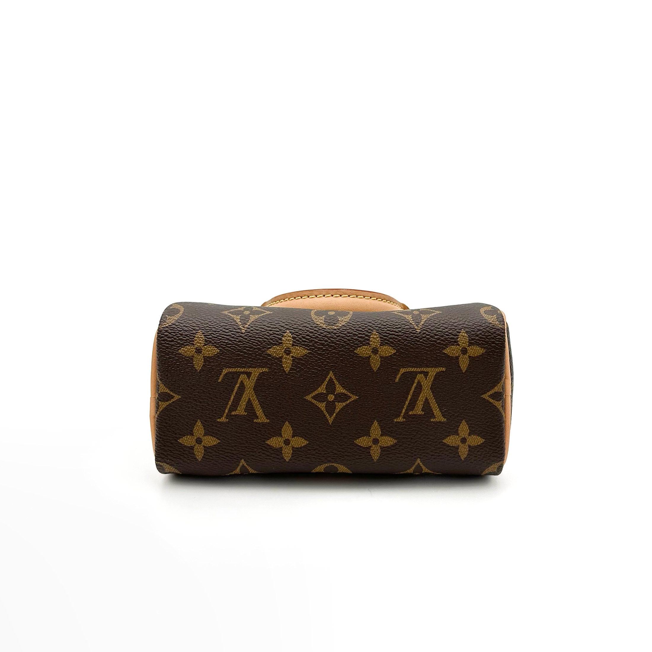 Louis Vuitton Nano Speedy Monogram Canvas Brown